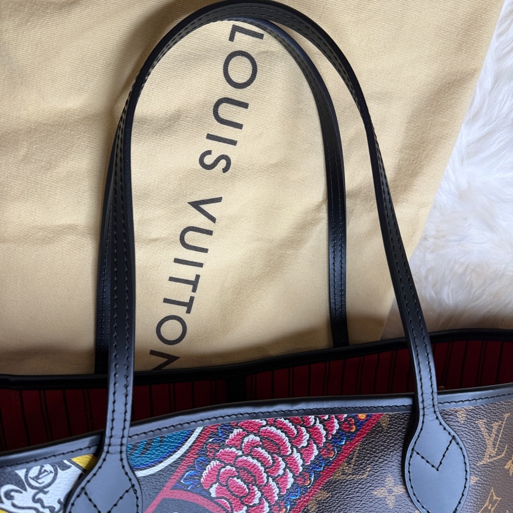 Louis Vuitton Limited Edition Monogram Kabuki Neverfull MM Tote - Picture 10 of 12
